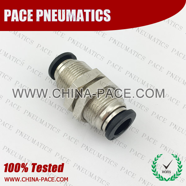 Bulkhead Union Straight Push To Connect Fittings, Inch Pneumatic Fittings with NPT thread, Imperial Tube Air Fittings, Imperial Hose Push To Connect Fittings, NPT Pneumatic Fittings, Inch Brass Air Fittings, Inch Tube push in fittings, Inch Pneumatic connectors, Inch all metal push in fittings, Inch Air Flow Speed Control valve, NPT Hand Valve, Inch NPT pneumatic component.